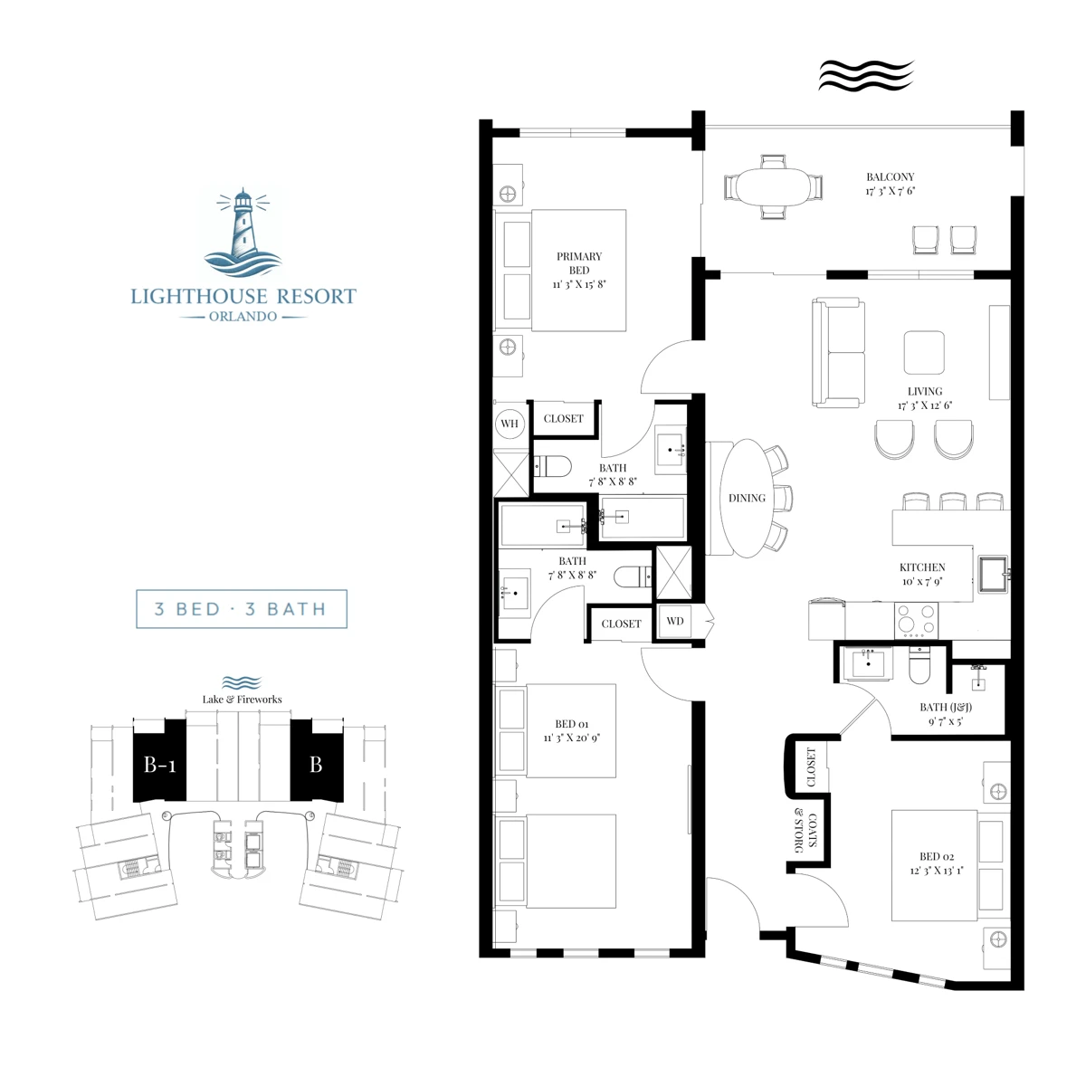 Unit B Floor Plan